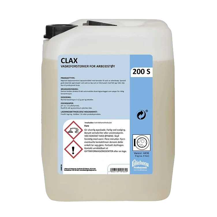 Clax 200 s3, forvask   9kg