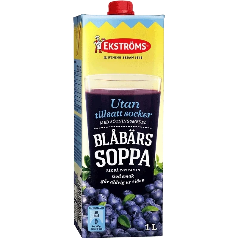 Blåbärssoppa Utan Tillsatt Socker