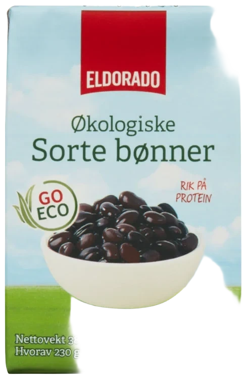 Bønner Sorte Økol 380g Go Eco Eldorado