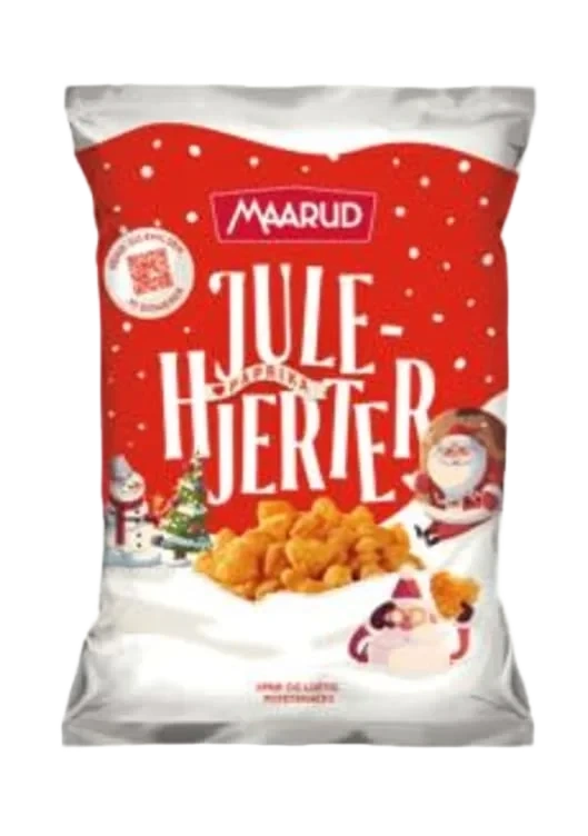 Luftige Hjerter Paprika 120g Maarud