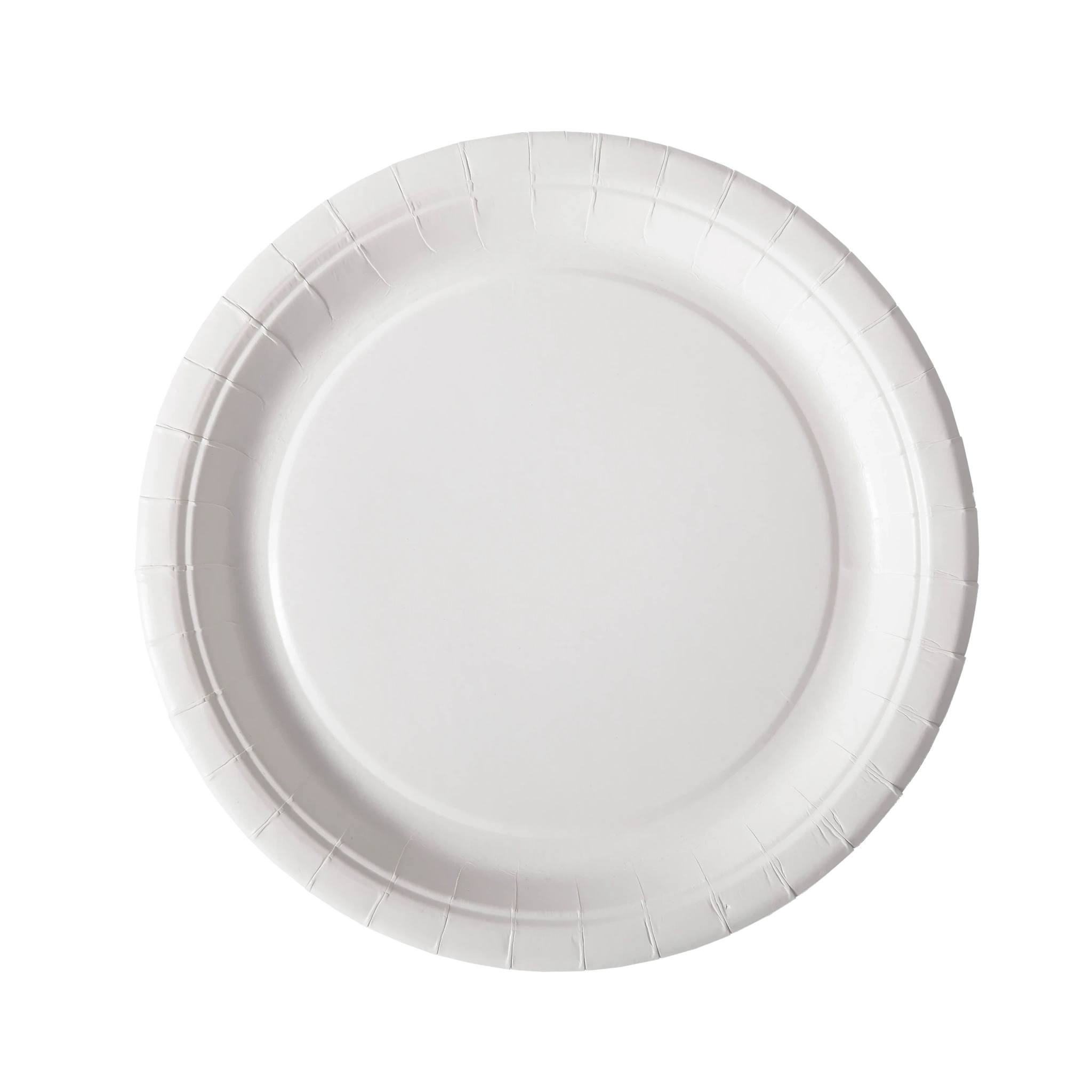 Papperstallrik Vit