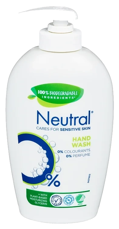 Neutral håndsåpe flytende parfymefri  250ml