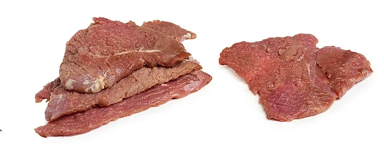 Kalv Snitzel av 150g Ca 2kg