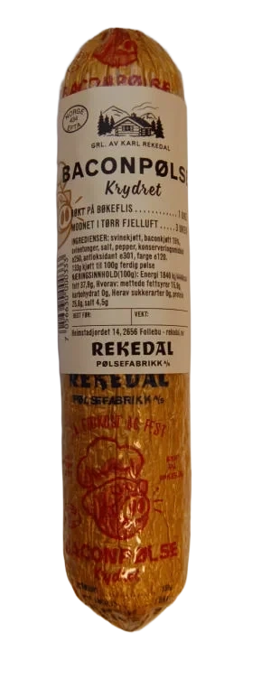 Baconpølse 275g Rekedal