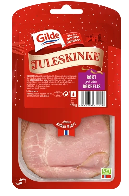 Juleskinke Røkt på Bøkeflis 170g Enh