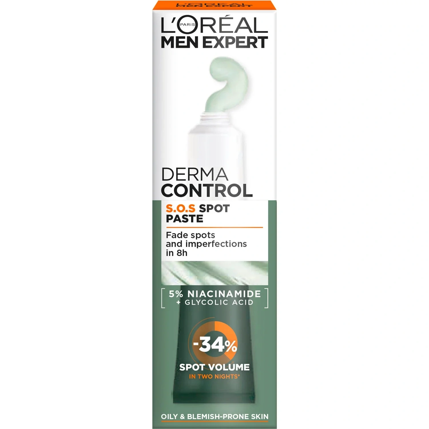 L'Oréal Paris Men Expert Derma Control S.O.S Spot Paste For Oily & Blemish-prone Skin