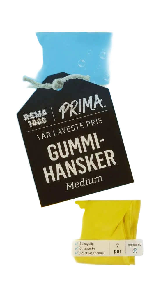 Gummihansker medium   2par