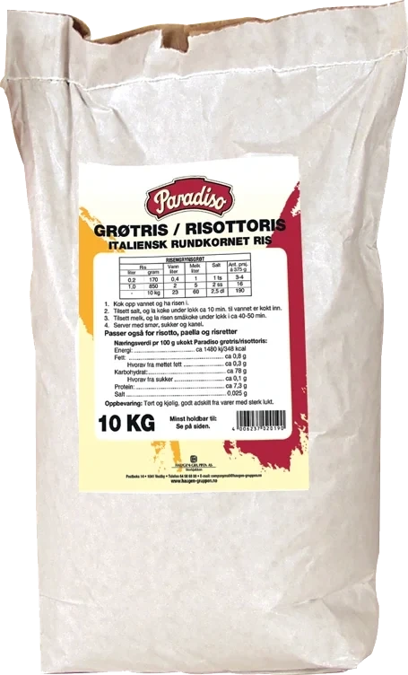 Grøtris10kg Sekk Paradiso