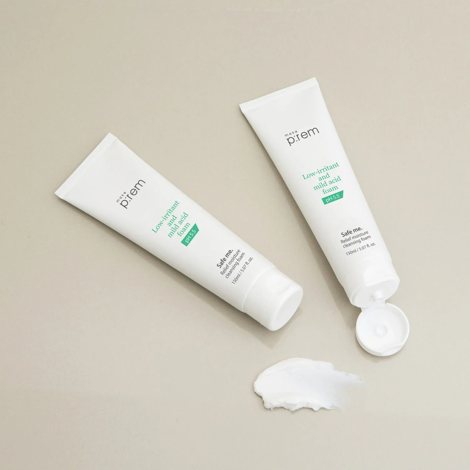 Make Prem Safe Me. Relief Moisture Cleansing Foam