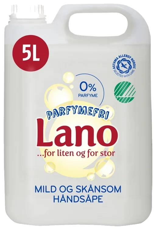 Lano parfymefri håndsåpe 5l