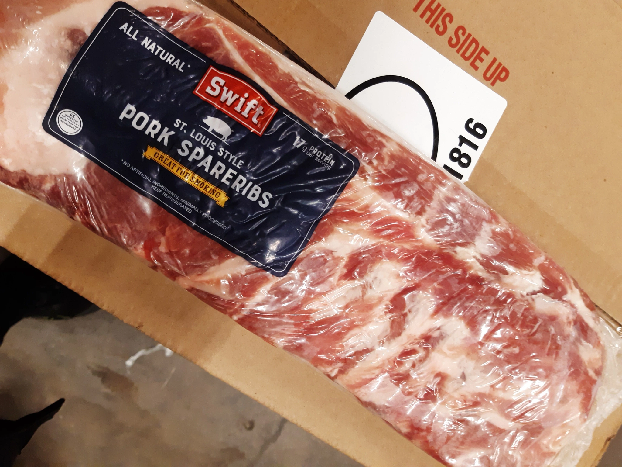 St louis ribs, fryst