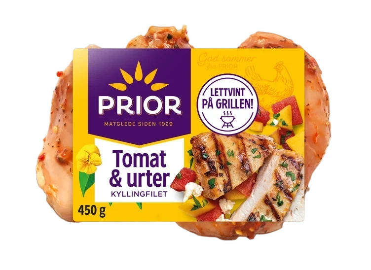 Kyllingfilet med tomat og urte marinade 450g