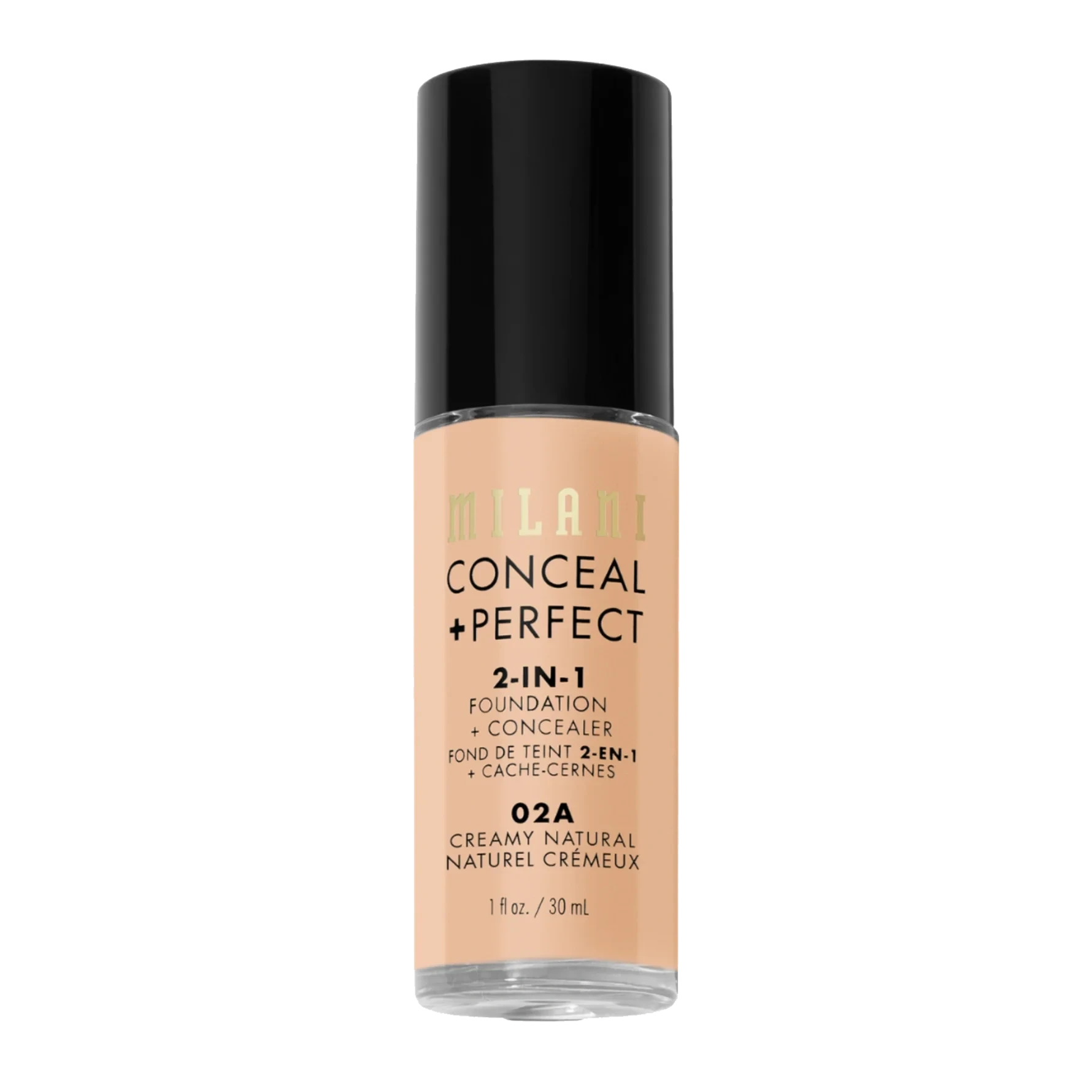 Milani Conceal + Perfect 2-In-1 Foundation 02A Creamy Natural