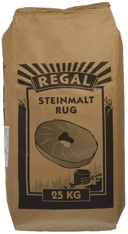 Regal steinmalt rugmel sekk   25kg