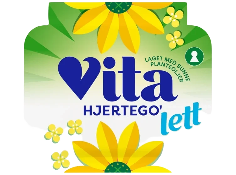 Vita Hjertego Lettmargarin 370g