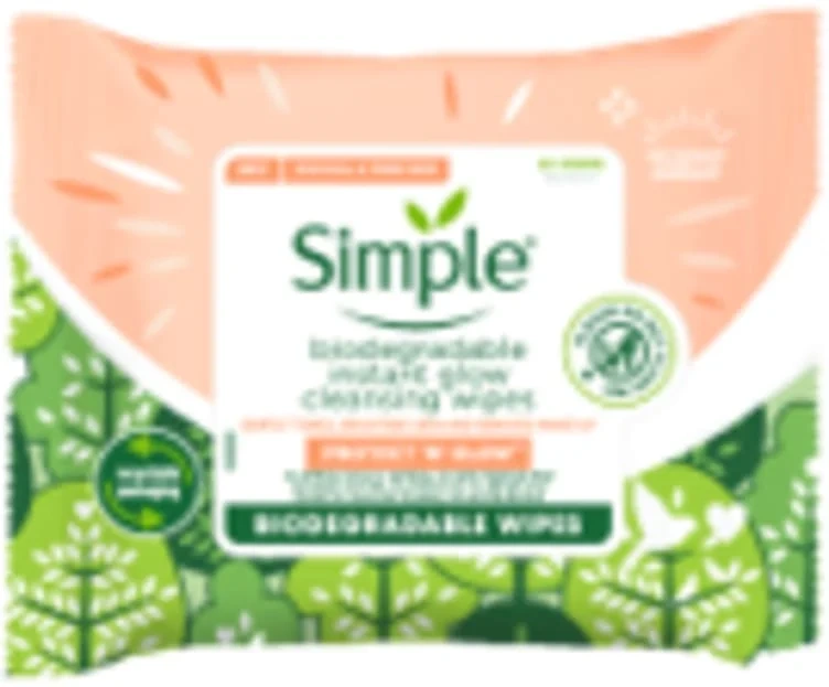 Simple Wipes Instant Glow Bio 20stk