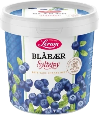 Blåbærsyltetøy 1kg Lerum