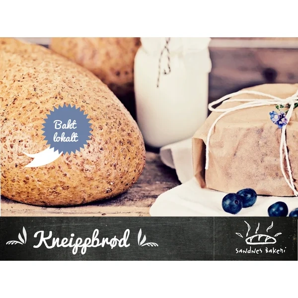 Kneippbrød Oppdelt, Sandnes Bakeri