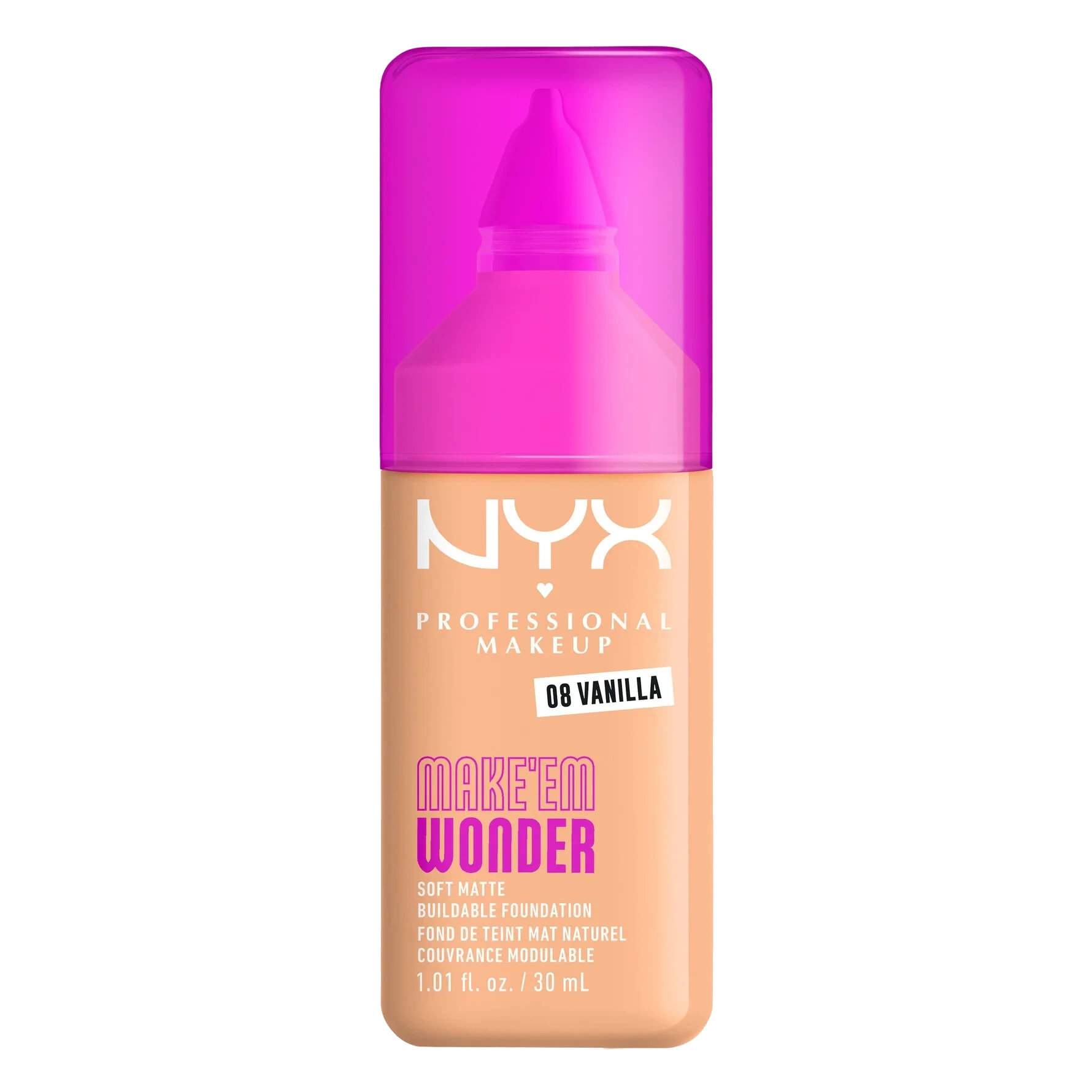NYX PROFESSIONAL MAKEUP Make Em Wonder Foundation 08 Vanilla
