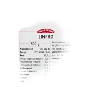 Linfrø 800g Møllerens