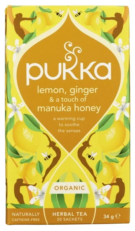 Lemon Tea Ginger 20pos Pukka