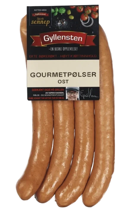 Gourmetpølse Ost 360g Gyllensten
