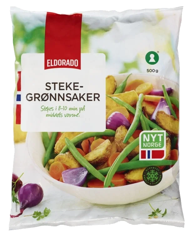 Stekegrønnsaker 500g Eldorado