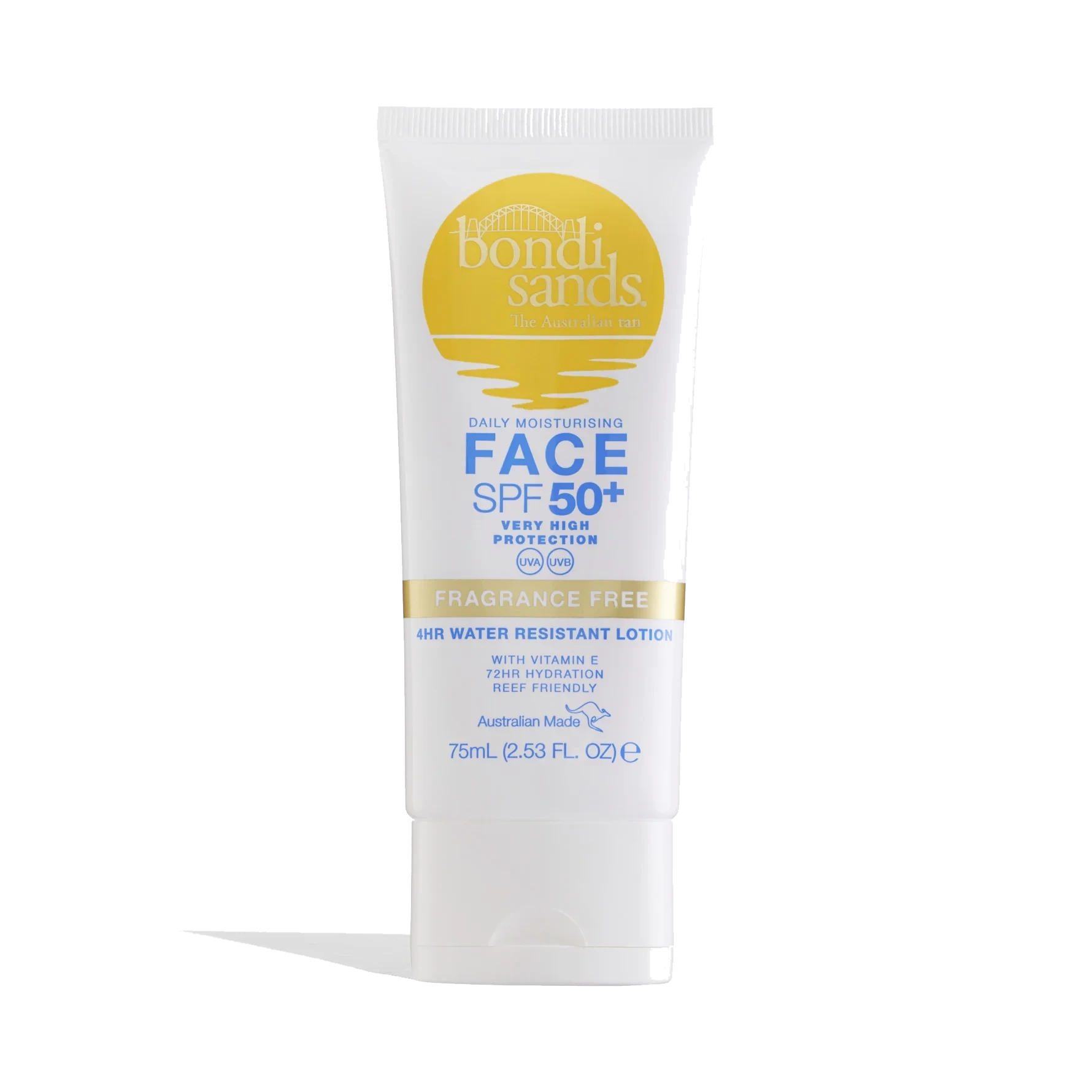 Bondi Sands SPF50+ Fragrance Free Daily Face Lotion 75 ml