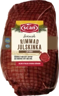 Julskinka lättrökt