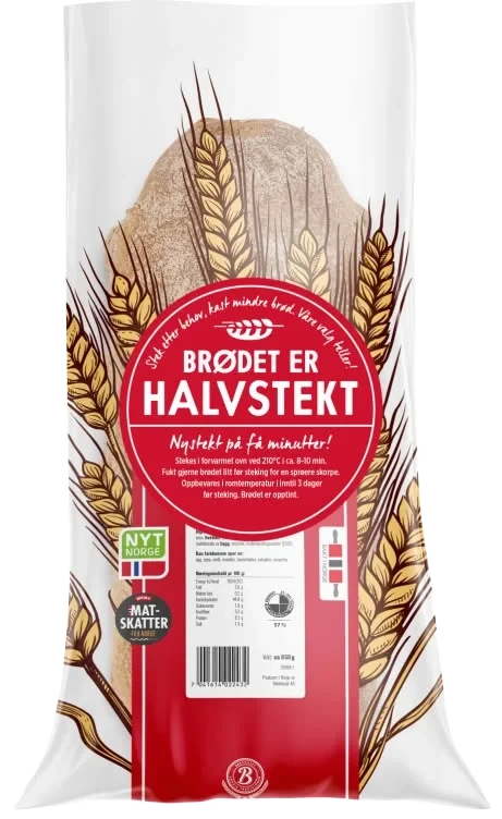 Møllebrød Halvstekt 650g Landeveis