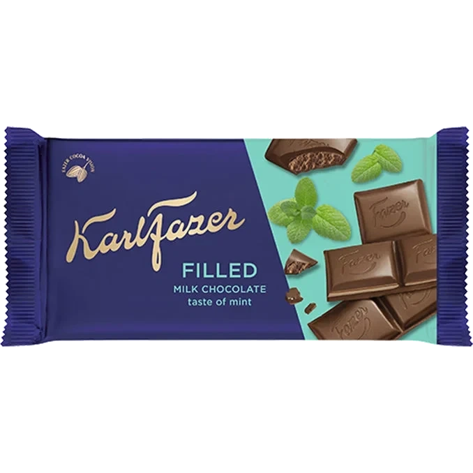 Mjölkchoklad Filled Mint