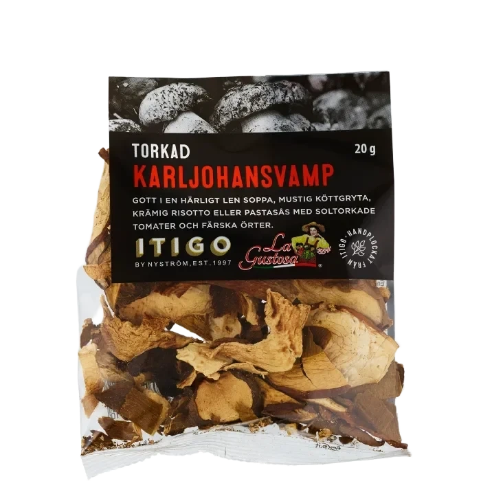 Karl Johan-svamp torkad Klass 1