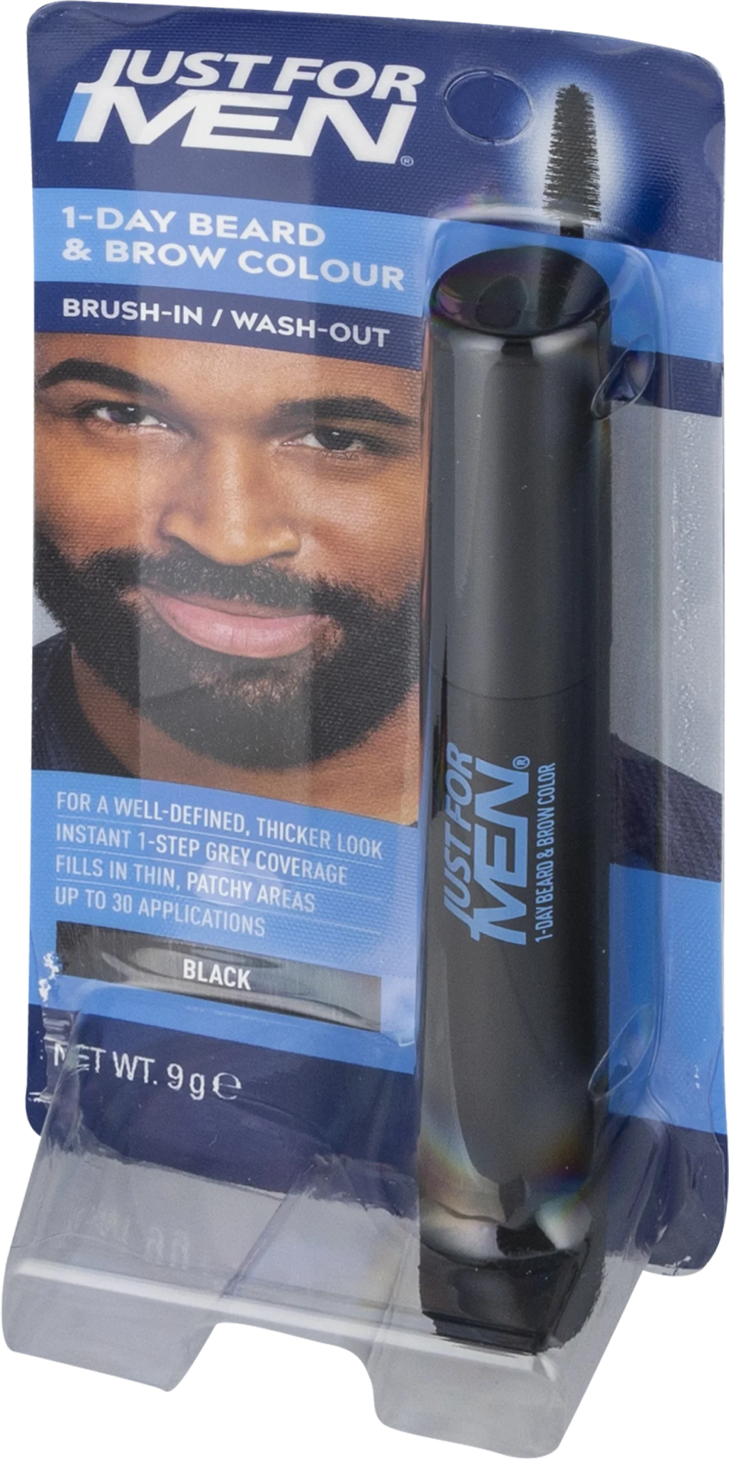 1-DAY BEARD & BROW COLOUR, BLACK