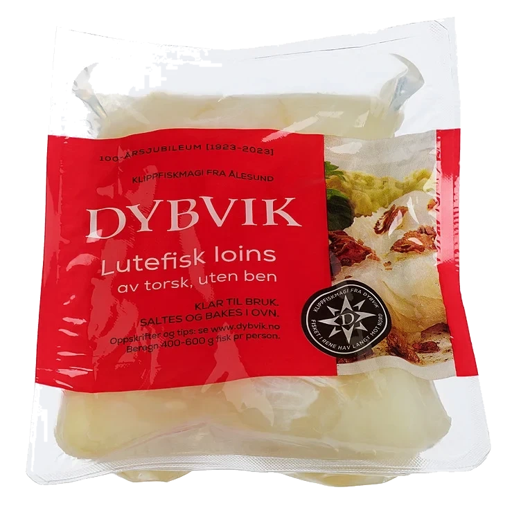 Lutefisk loins benfri ca4,9kg  kg