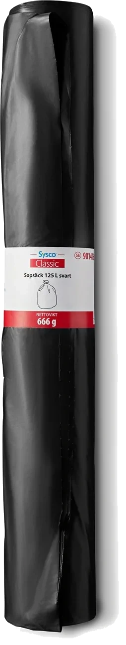 Sopsäck Coex 125L 40my Svart