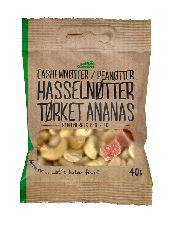 Nøttemix m/ananas 40g