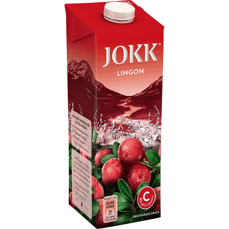 Lingon drickfärdig