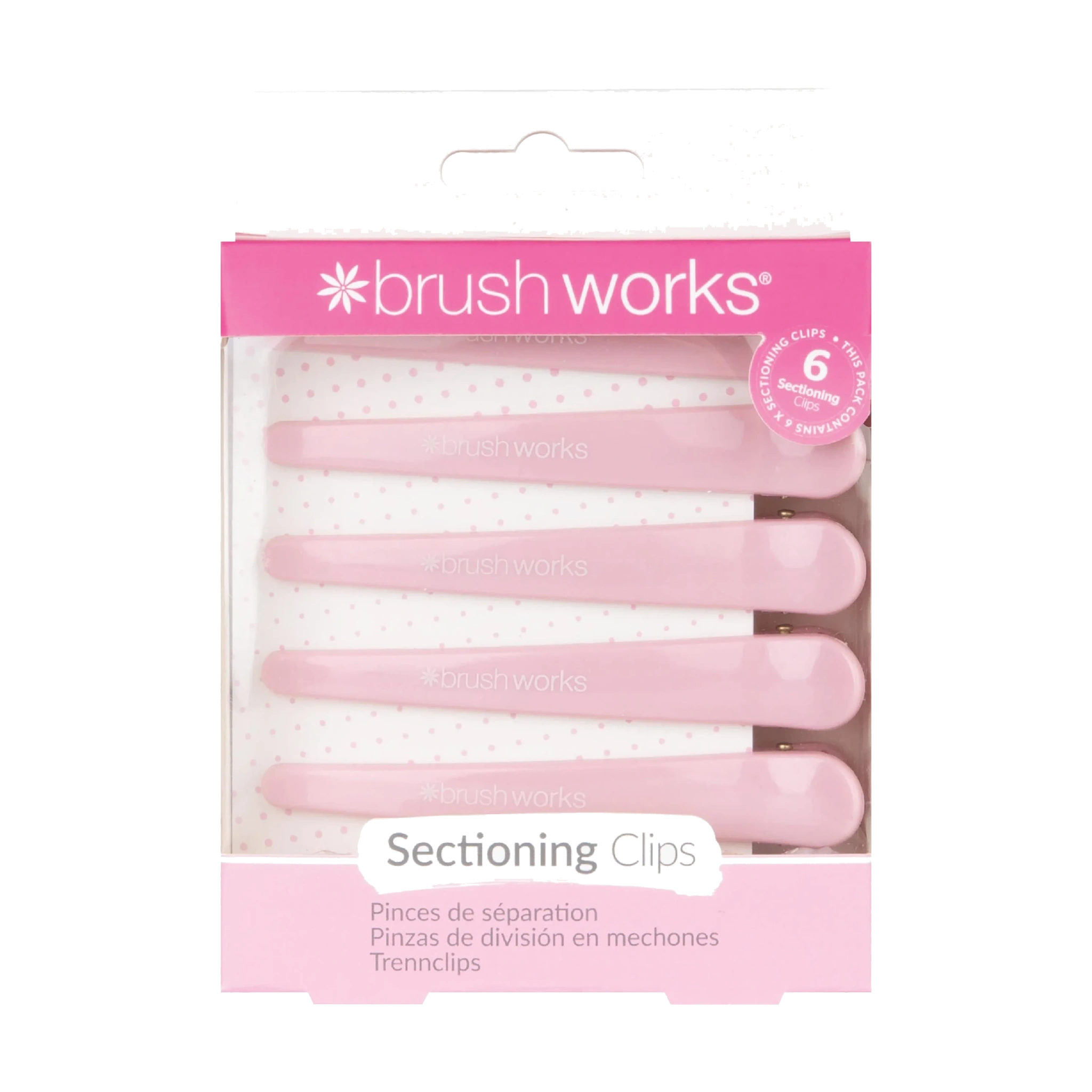 Brushworks Sectioning Clips, 6 stk.