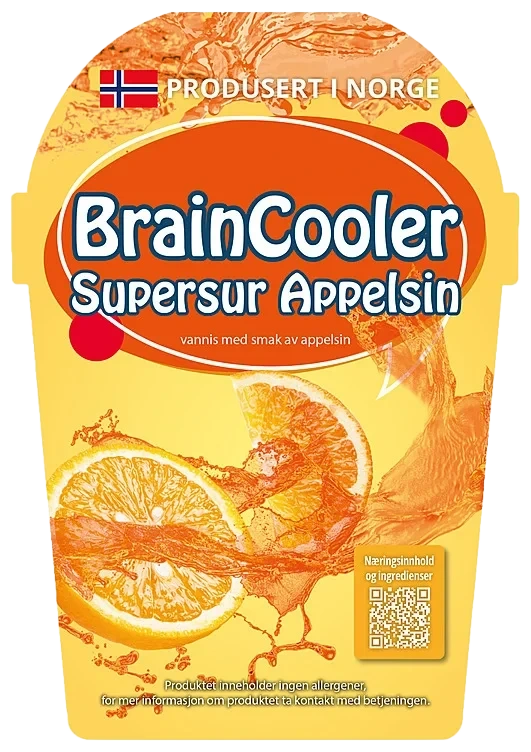 Braincooler Slush Supersur Appelsin