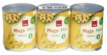 Supersweet Whole Corn Kernels, 3*198g