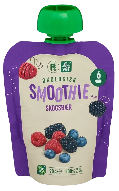 Smoothie skogsbær økol. 90g