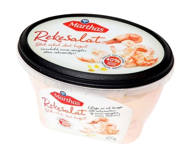 Bergensk Rekesalat 400g Marthas