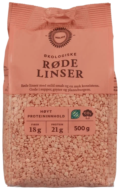 Helios Røde Linser 500 g