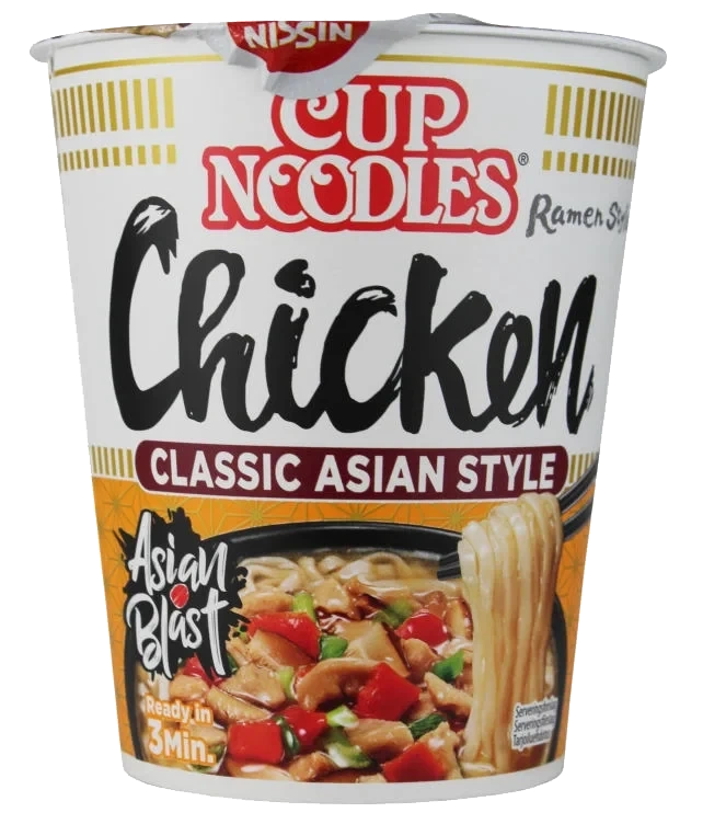 Nudler i Kopp Kyllingsmak 63g Nissin