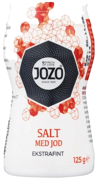 Jozo bordsalt m/jod  125g