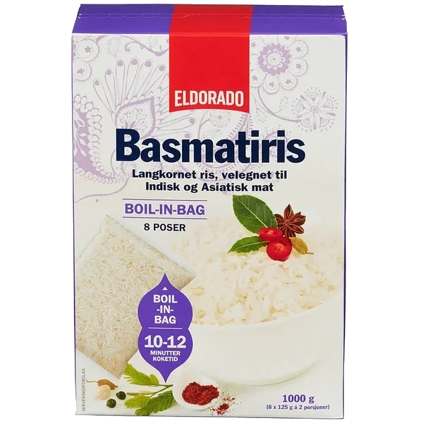 Basmatiris Boil In Bag 1kg Eldorado