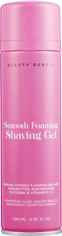 Shaving Gel Smooth Foaming 200ml Beauty Rebels