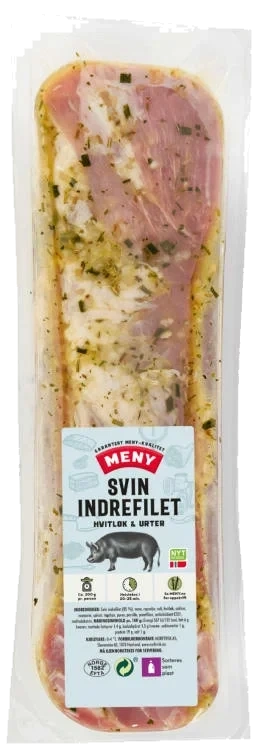 Svin Indrefilet Urtemarinert Ca570g Meny