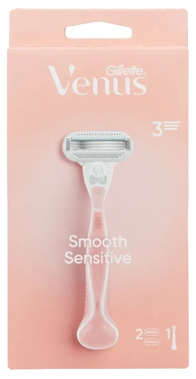 Venus Barberhøvel Smooth Sensitive 2up Gillette