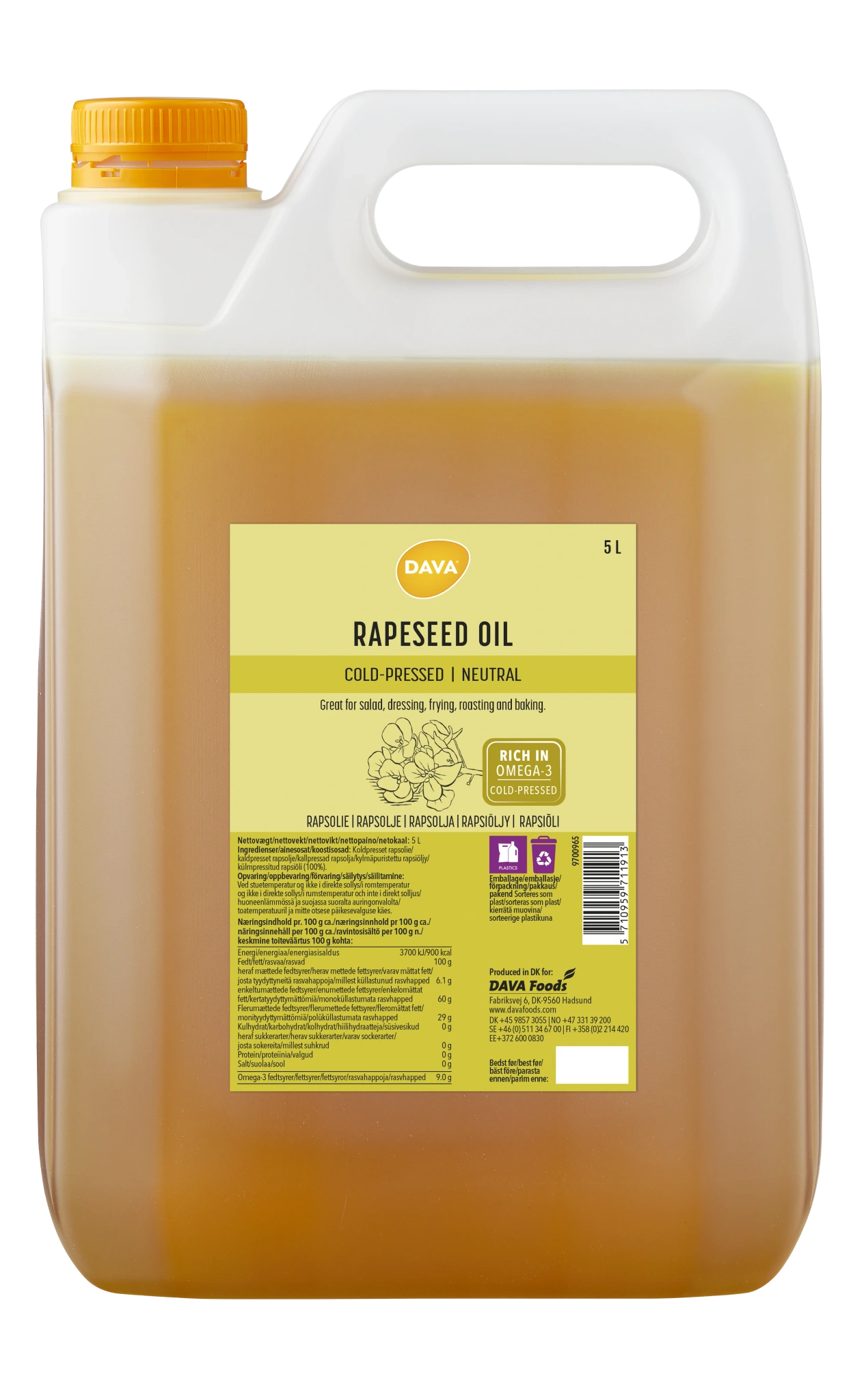 Cold-p Rapeseed Oil